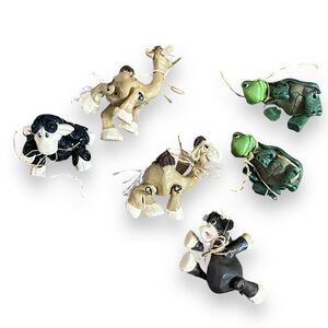 Encore Noahs Ark Jointed Sitting Farmhouse Zoo Animals